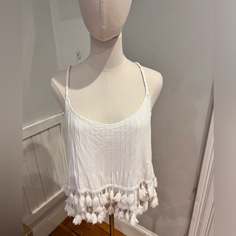 Anine Bing tassel top